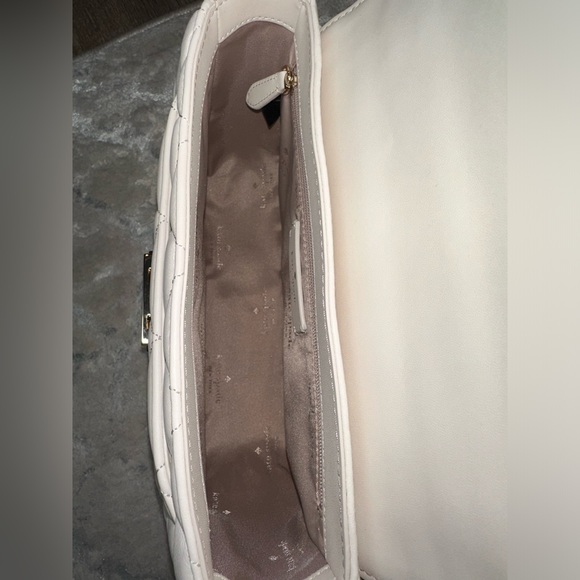 Kate Spade Carey Small Flap Shoulder Crossbody Bag in Parchment - Picture 8 of 10